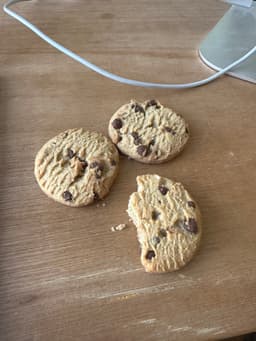 Evidence: Maryland choc and hazelnut cookies